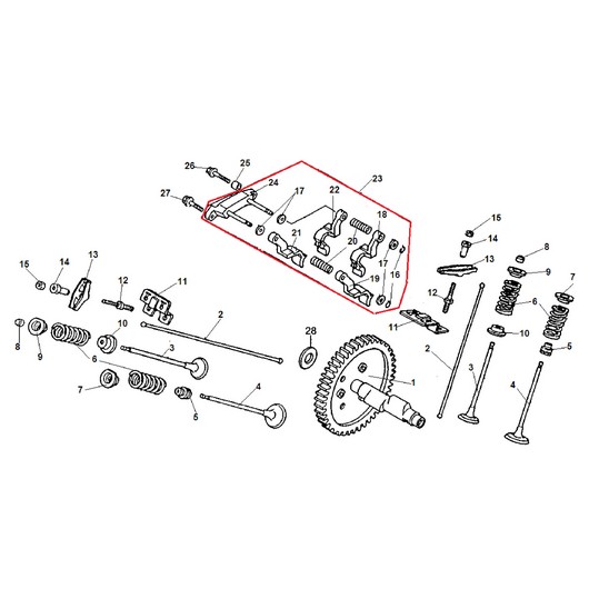 Распредвал и клапана Champion GG11000E